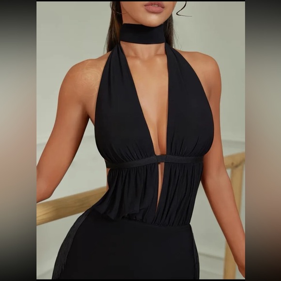 *NEW* with tags! ✨ZYM Latin dance practice dress. Color: black Size: Med. - Picture 2 of 4